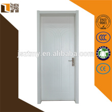 Puertas interiores de madera maciza de alta calidad, puertas blancas pintadas chapadas
